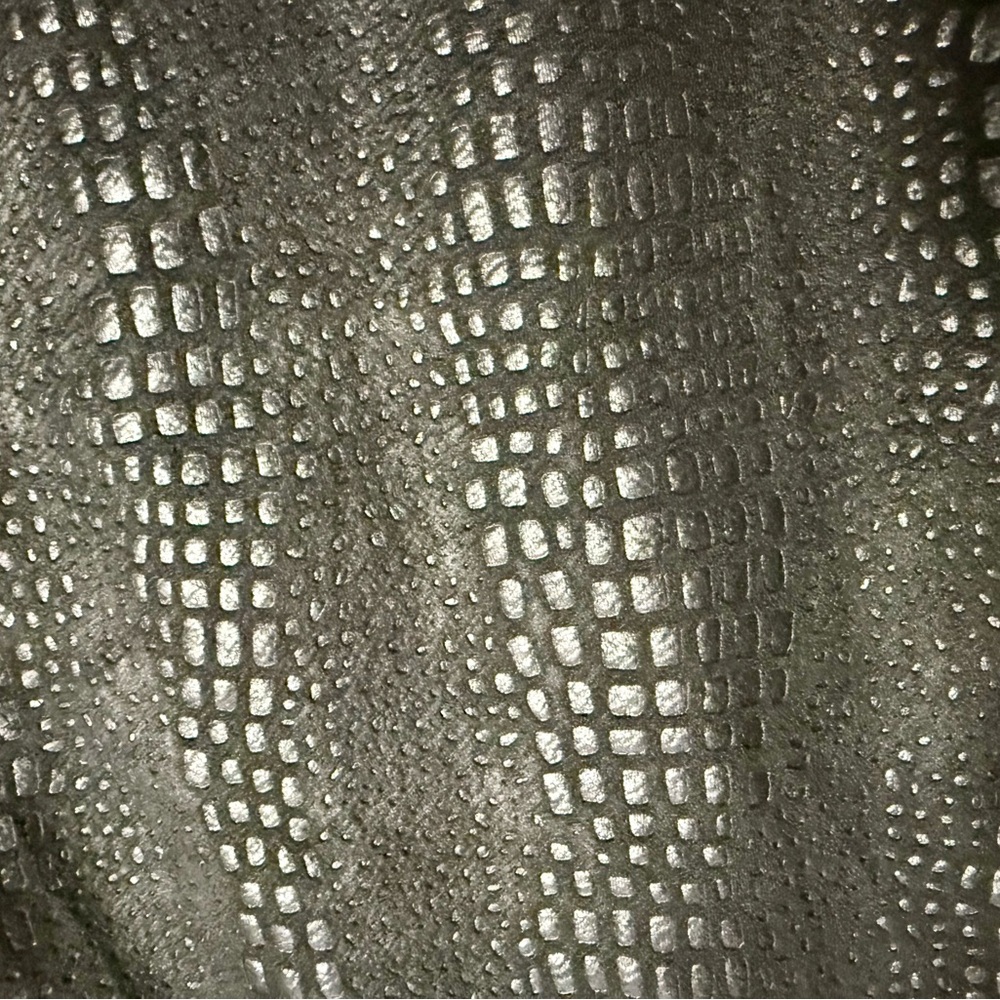Black Long Sleeve Snake Print Bodysuit - Picture 3 of 4